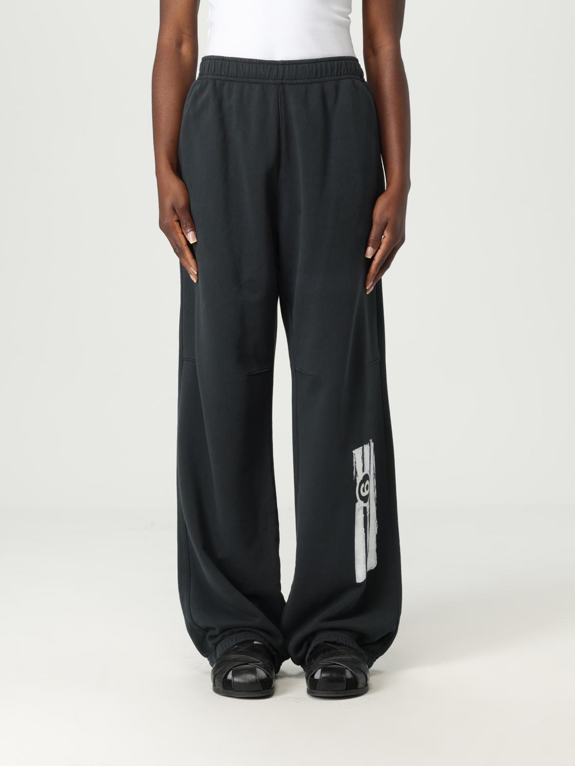 Mm6 Maison Margiela Straight Graphic Print Trousers