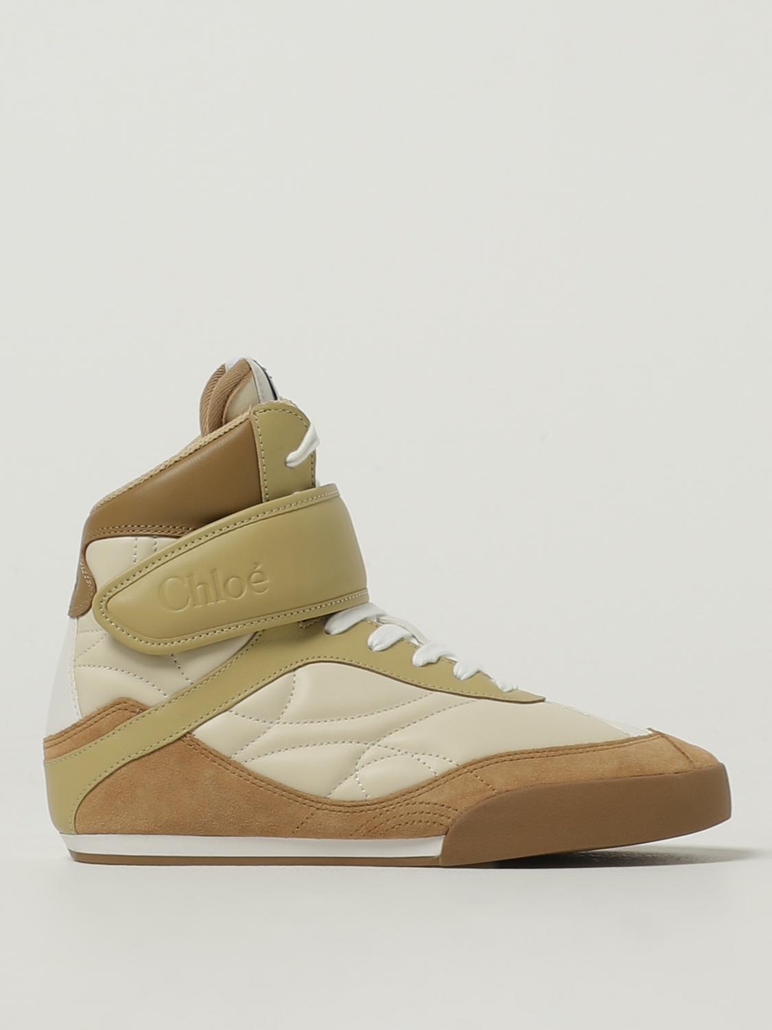 Chloé Kick Leather Sneakers