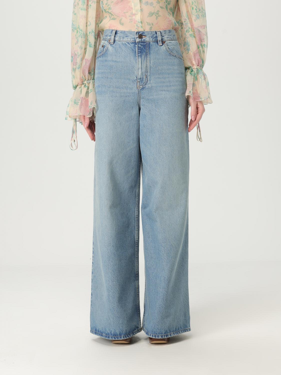 Chloé Jeans  Woman Color Gnawed Blue In Blue