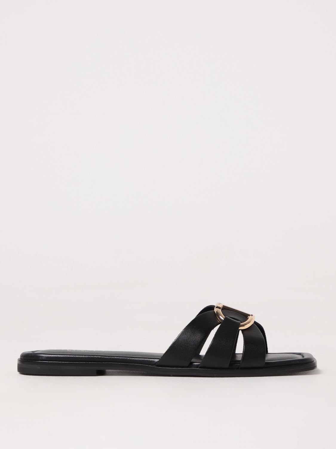 Twinset Flat Sandals  Woman Color Black