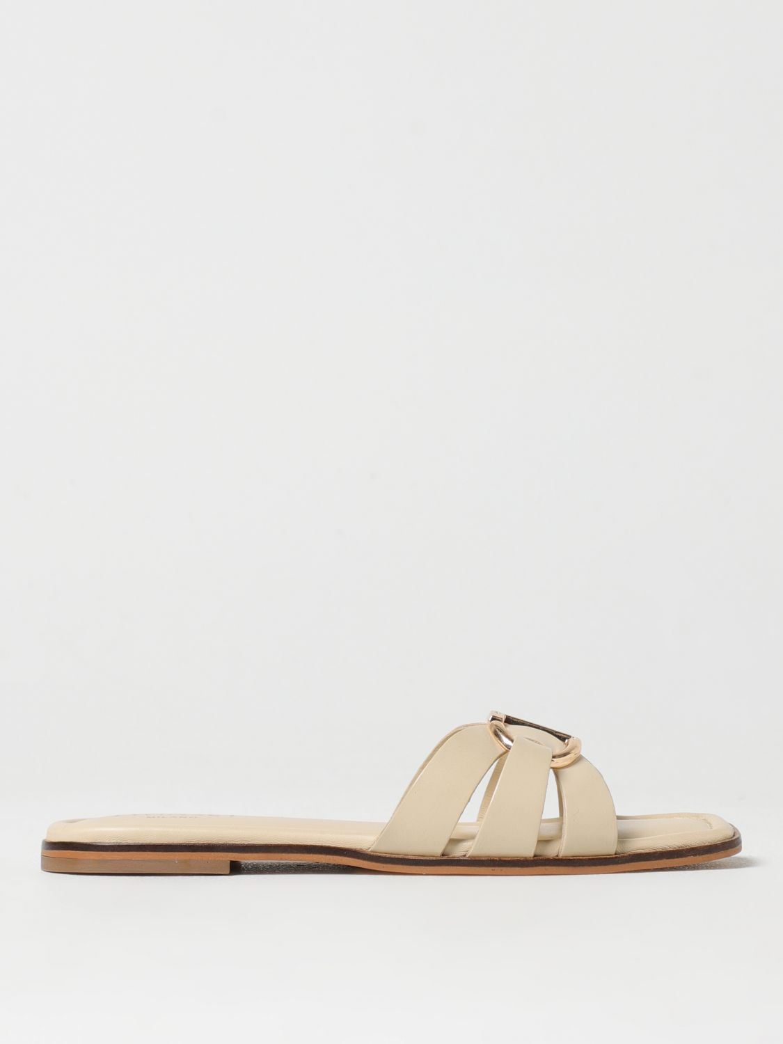Twinset Flat Sandals  Woman Color Cream