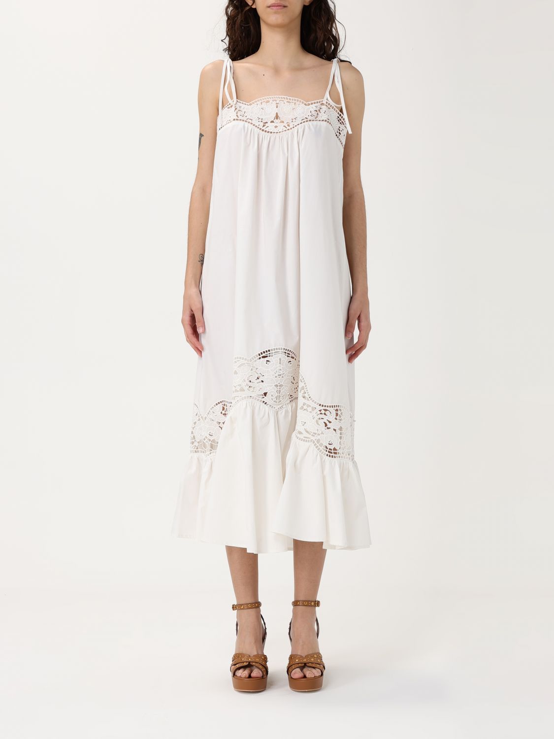 Twinset Dress  Woman Color White