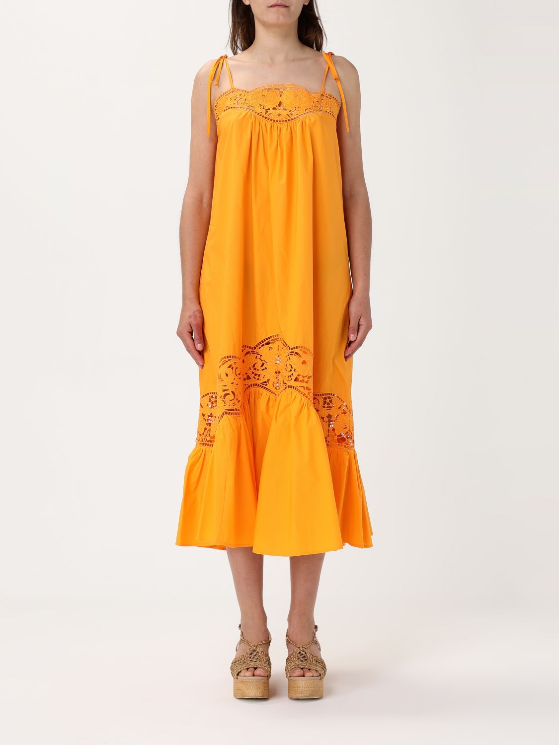 Twinset Dress  Woman Color Yellow