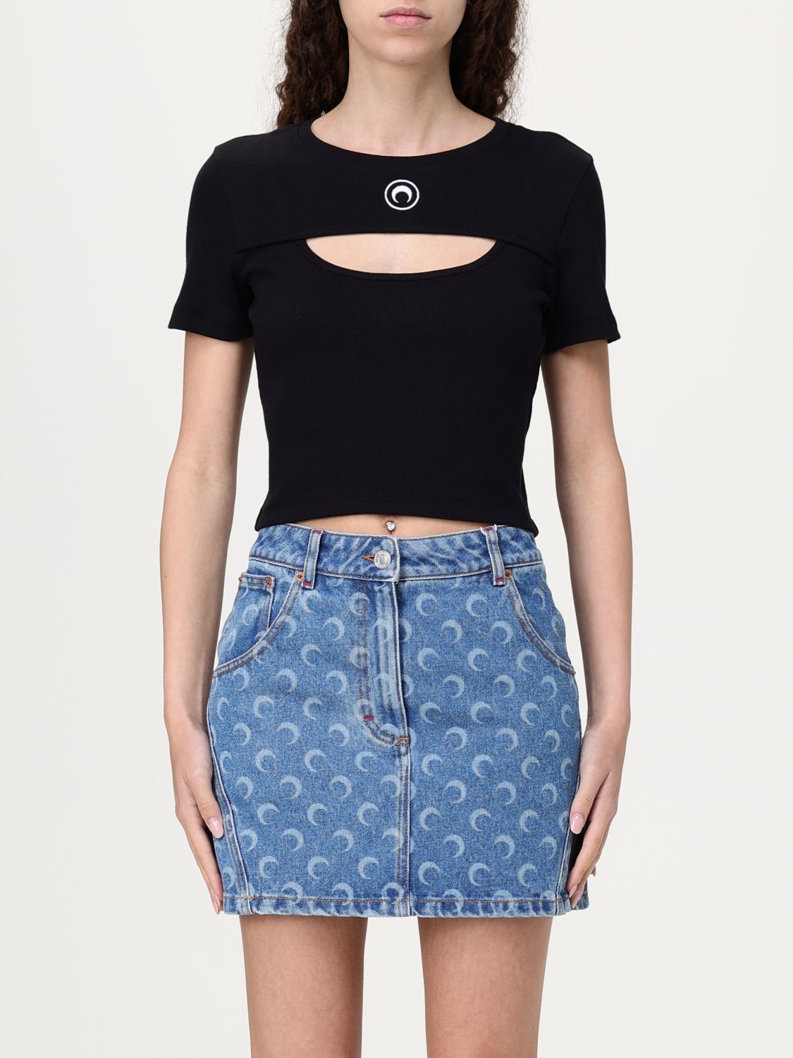 Marine Serre Top  Woman Color Black