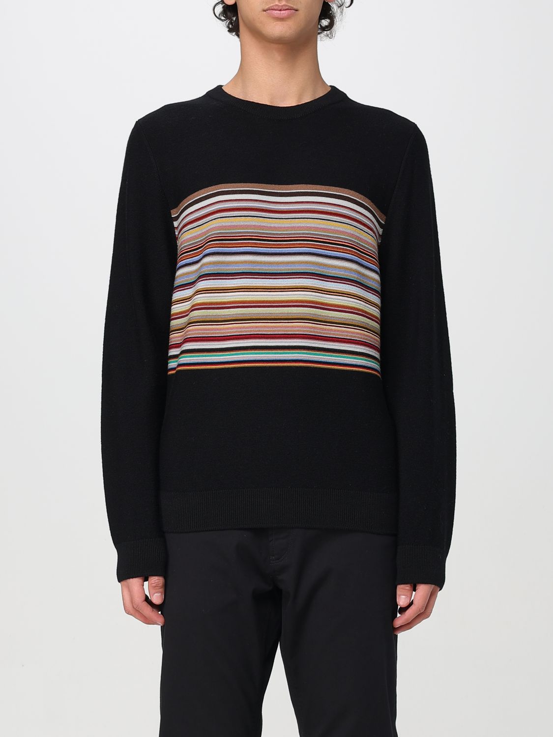 PAUL SMITH SWEATER PAUL SMITH MEN COLOR BLACK G91058002