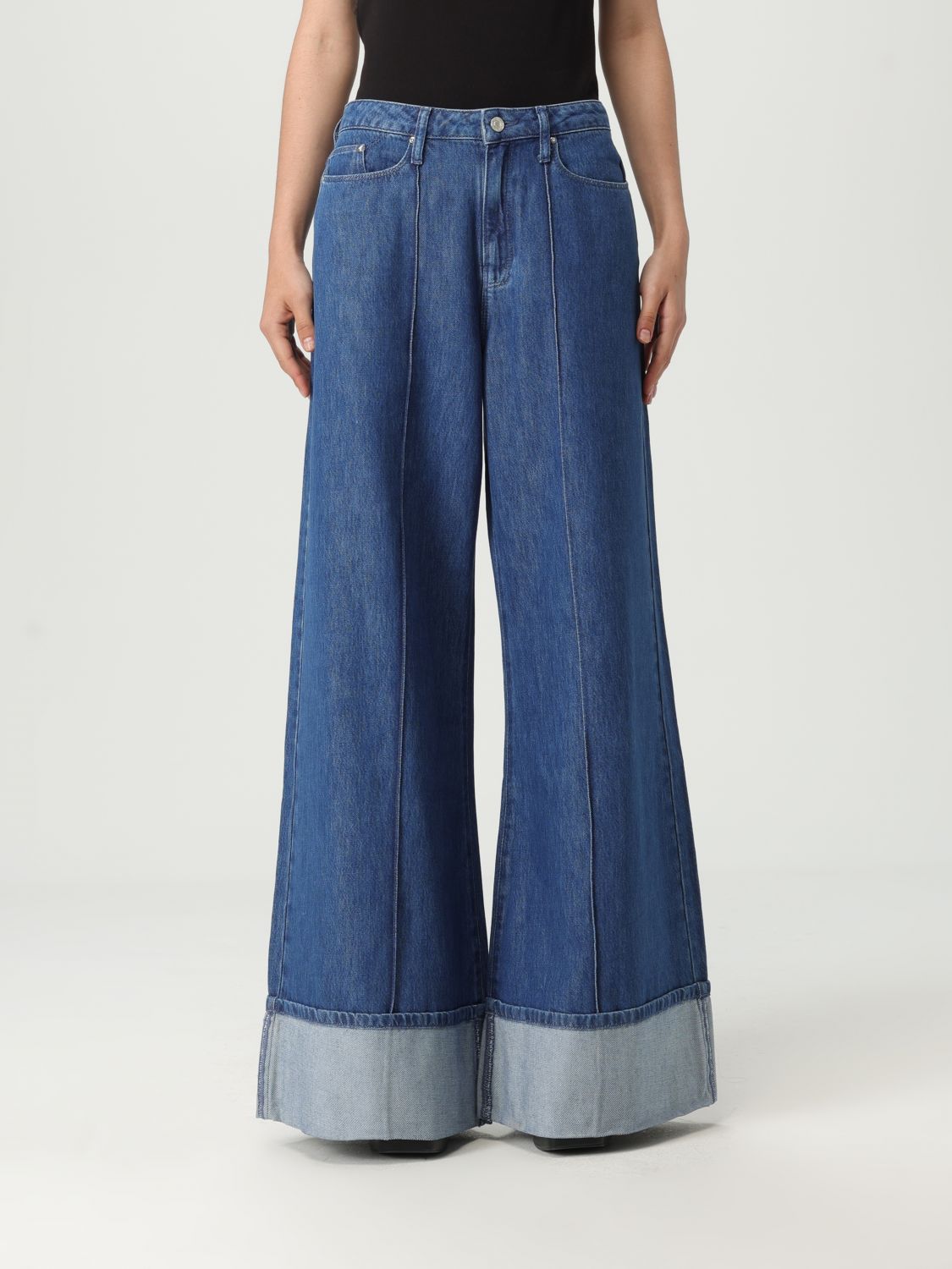 KARL LAGERFELD JEANS KARL LAGERFELD WOMAN COLOR DENIM G91120028