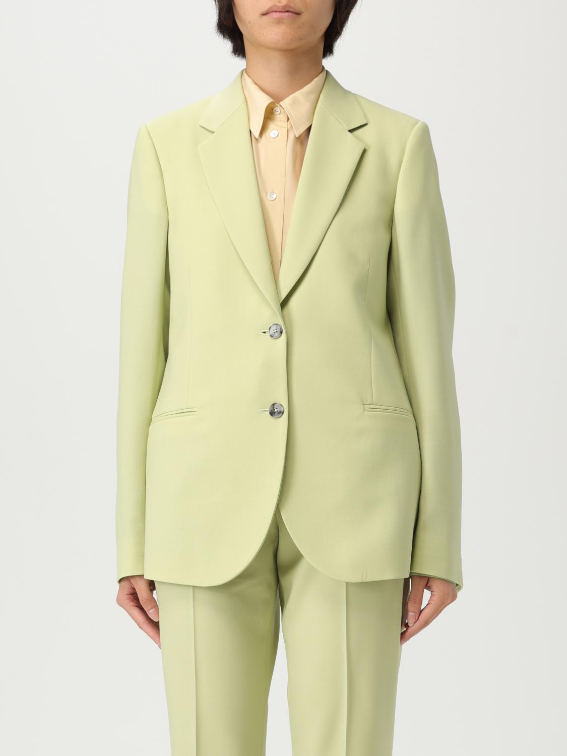 Shop Paul Smith Blazer  Woman Color Acid Green
