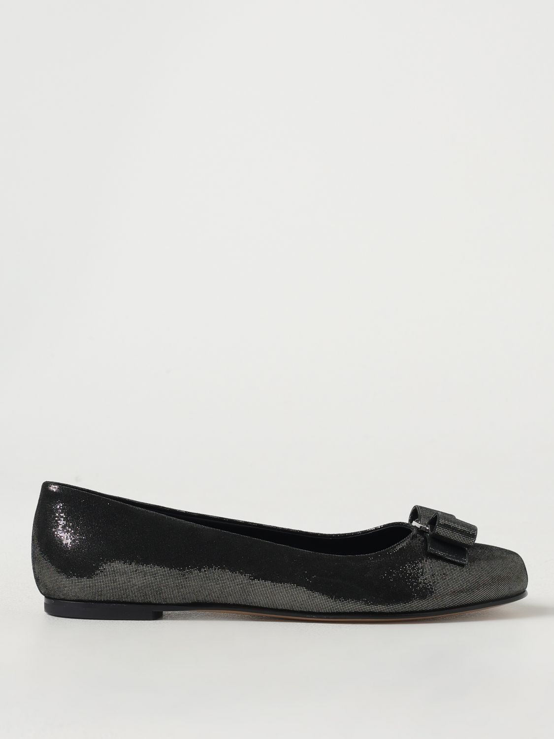 Ferragamo Ballet Flats  Woman Color Silver
