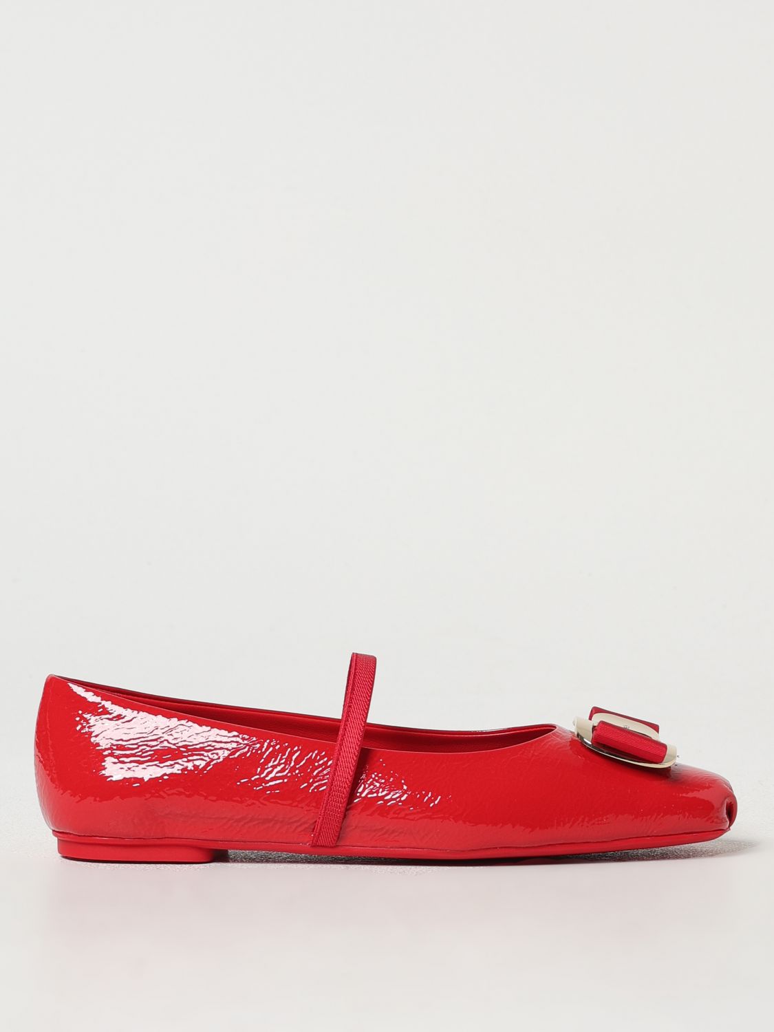 Ferragamo Ballet Flats  Woman Color Red