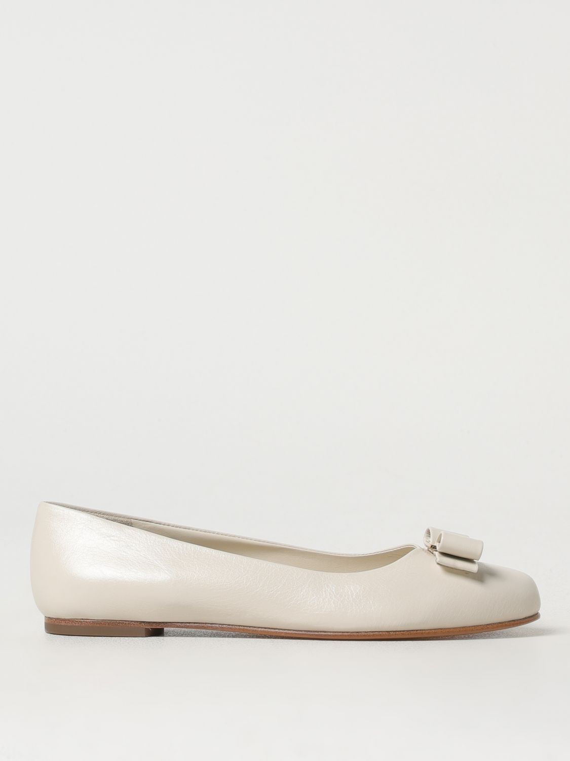 Ferragamo Ballet Flats  Woman Color White