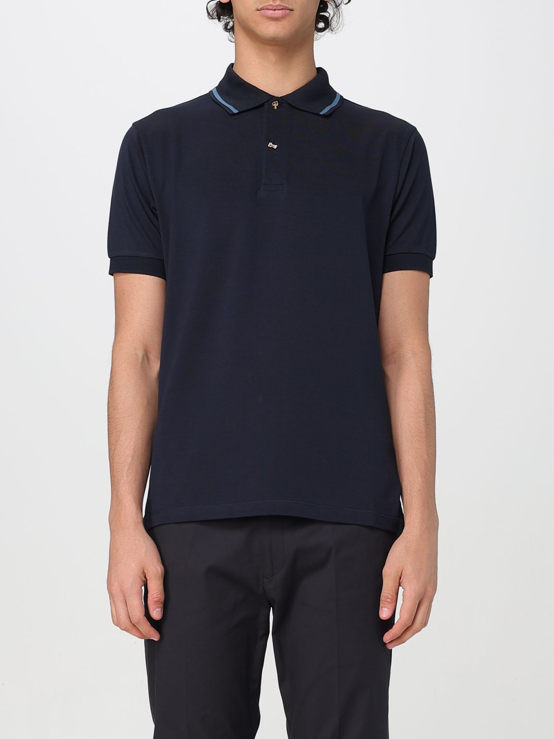PAUL SMITH POLO SHIRT PAUL SMITH MEN COLOR BLUE G91166009