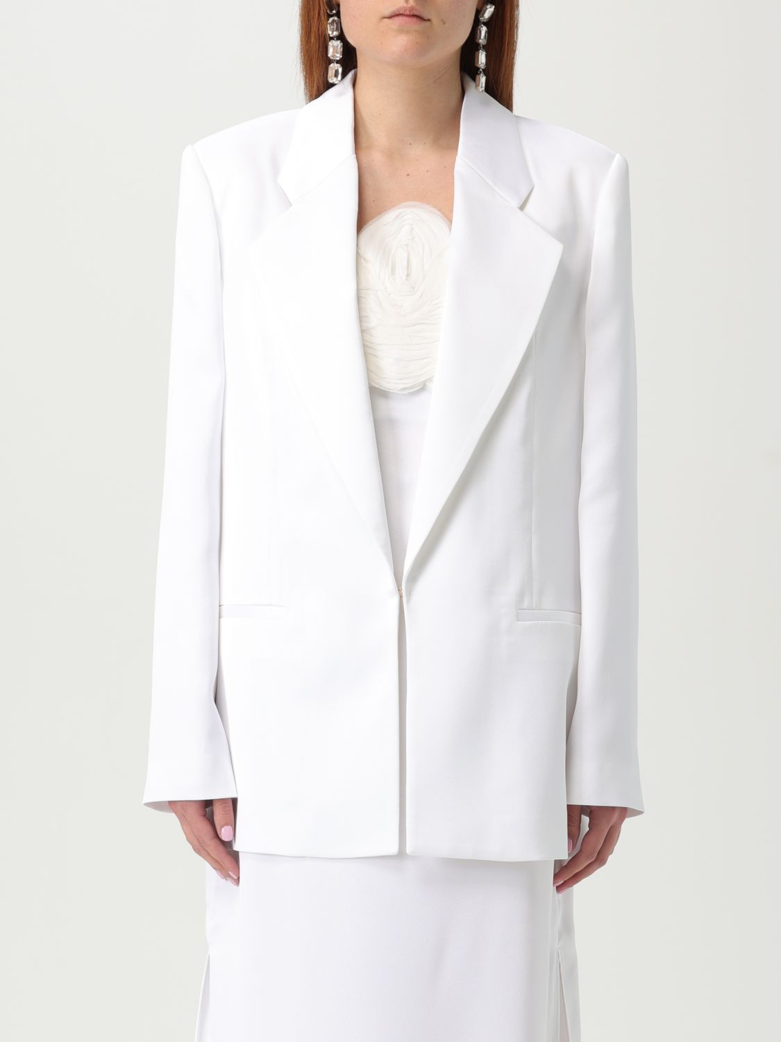 GENNY BLAZER GENNY WOMAN COLOR WHITE G91180001