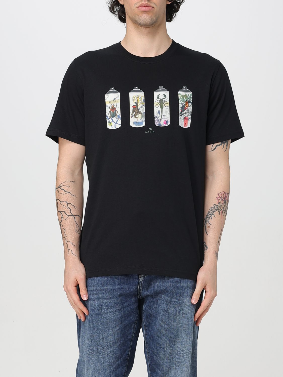 Shop Ps By Paul Smith T-shirt Ps Paul Smith Men Color Black
