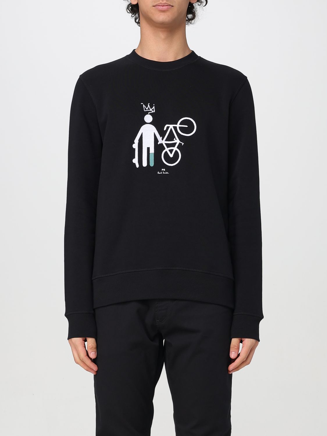 PS BY PAUL SMITH SWEATSHIRT PS PAUL SMITH MEN COLOR BLACK G91220002