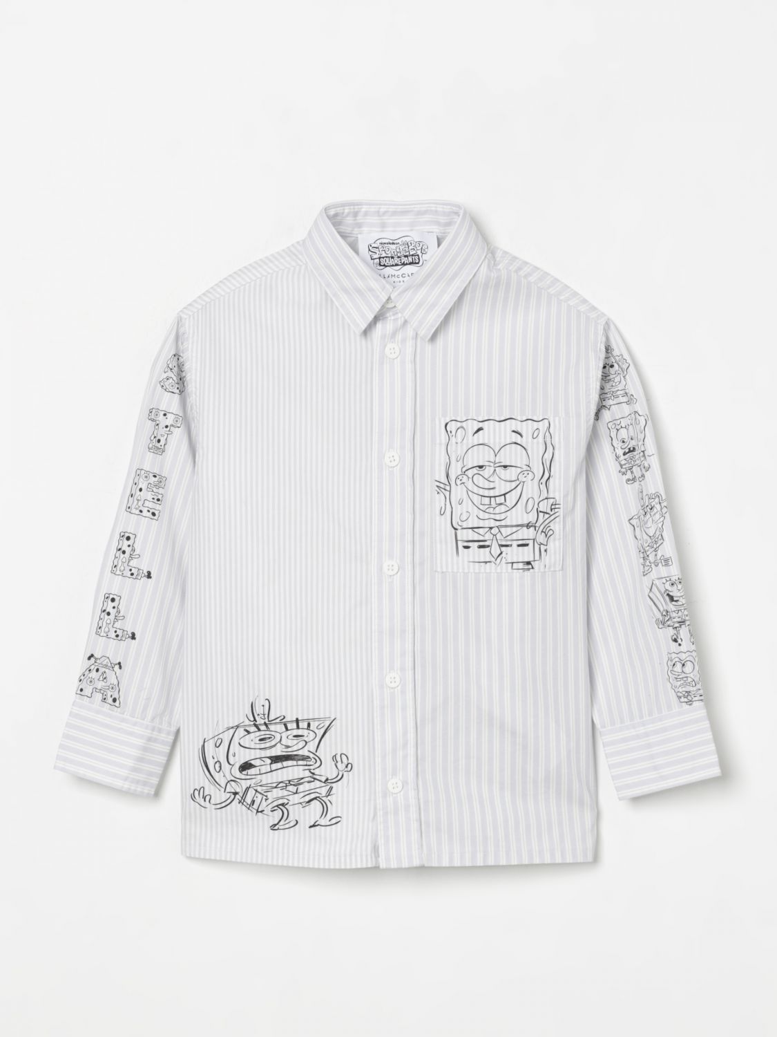 Shop Stella Mccartney Shirt Kids Kids Color Yellow Cream