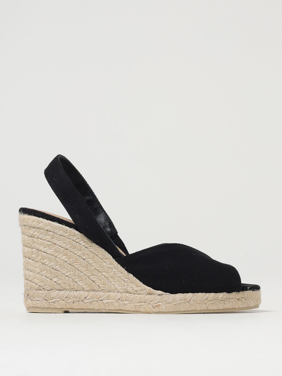 Shop Castaã±er Heeled Sandals Castañer Woman Color Black