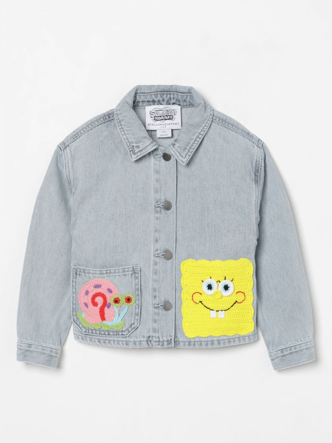Shop Stella Mccartney Jacket Kids Kids Color Yellow