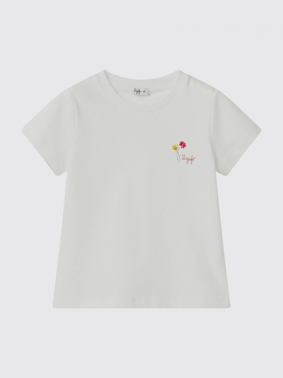 Il Gufo T-shirt Kids Color White In ホワイト