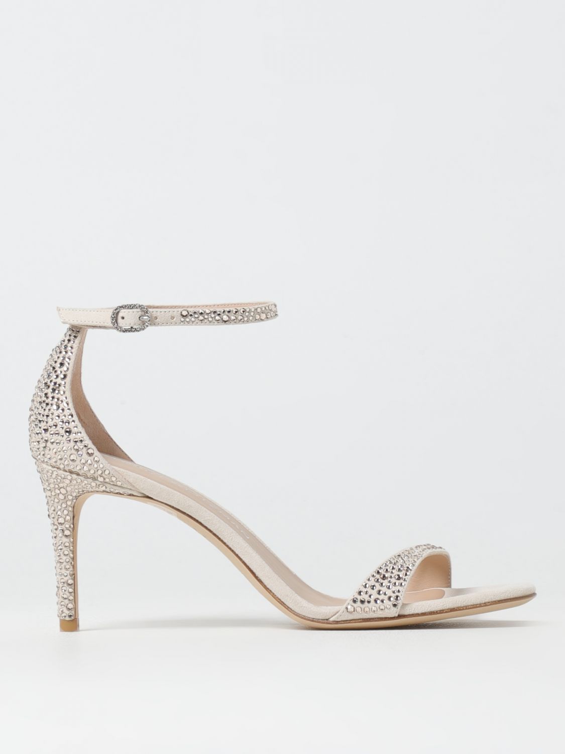 Stuart Weitzman Heeled Sandals  Woman Color Silver