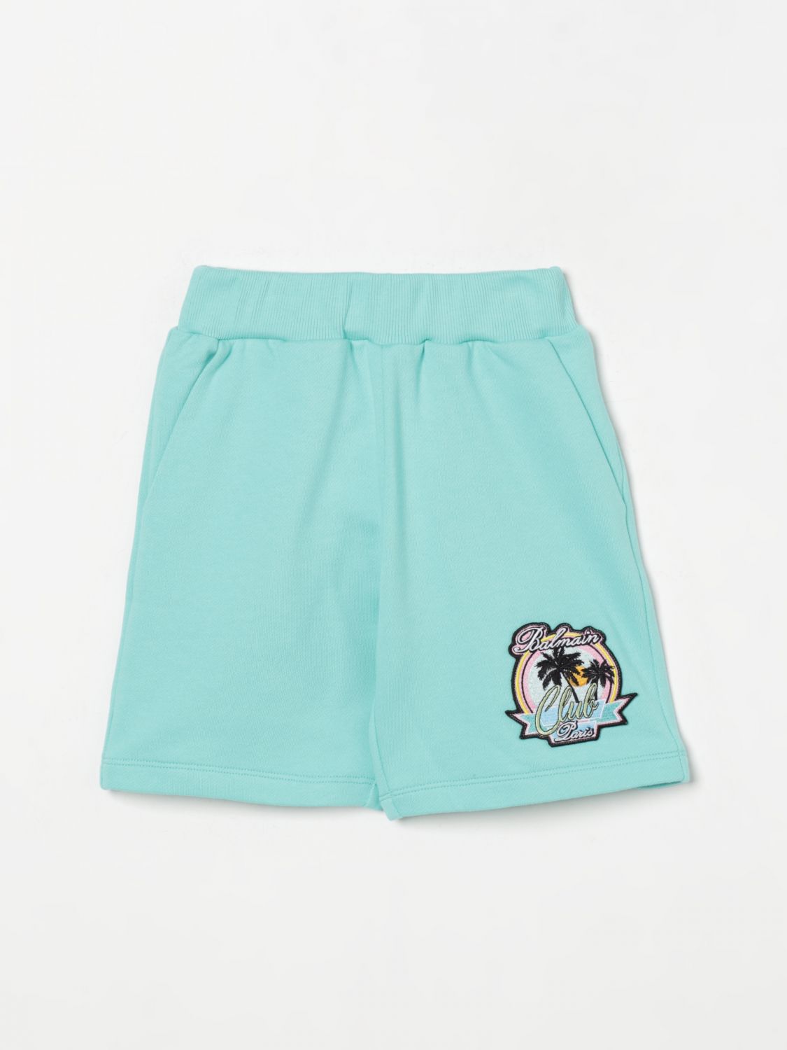 Balmain Kids' Shorts  Kinder Farbe Grün