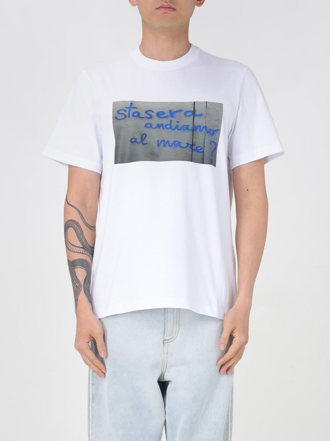Msgm Graphic Print Cotton T-shirt