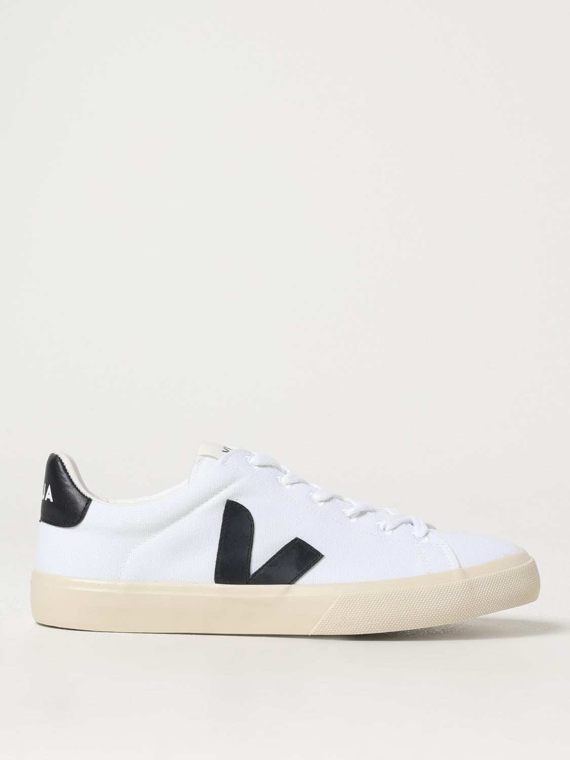 Veja Low Top Sneakers With Contrast Heel Tab In Animal Print