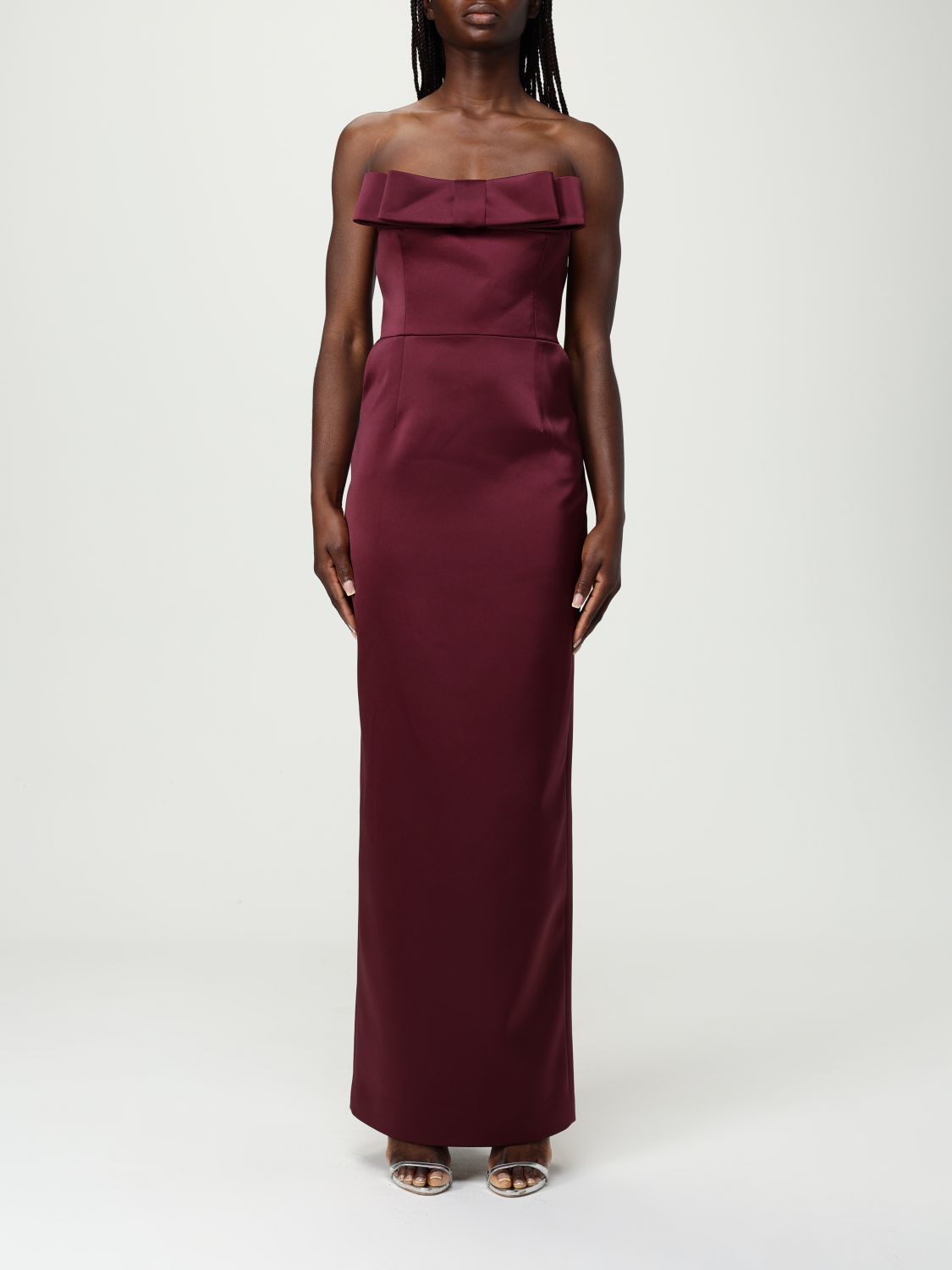The New Arrivals Dress  Woman Color Burgundy