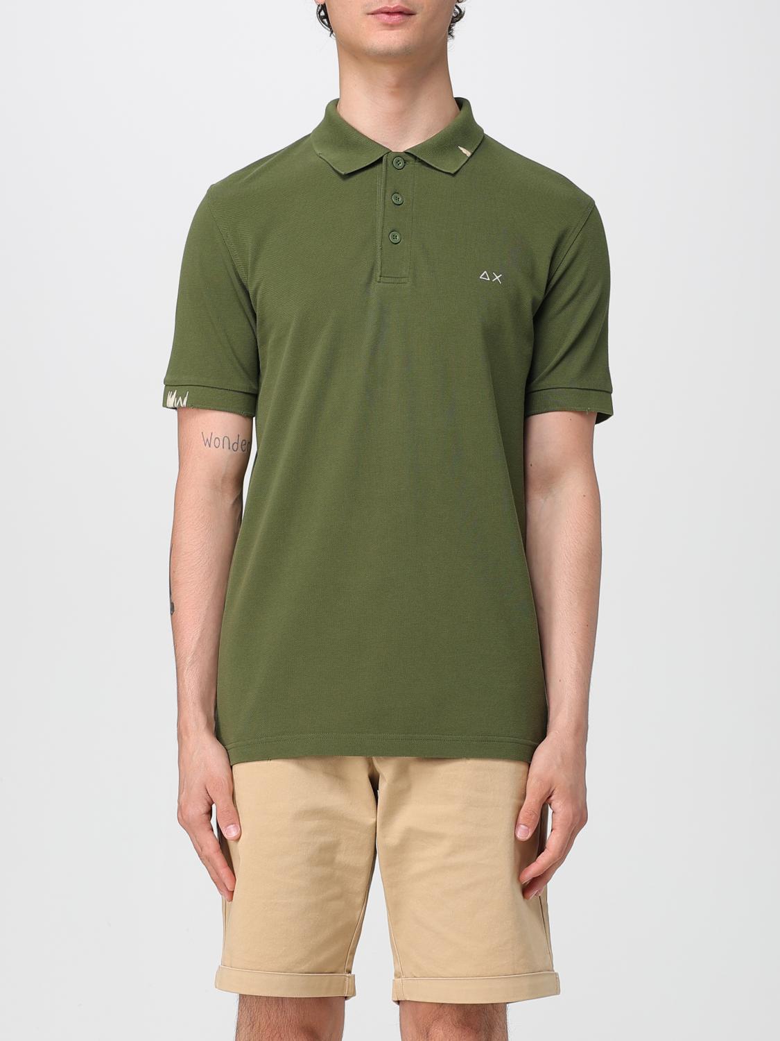 Sun 68 Polo Shirt Sun68 Men Color Green