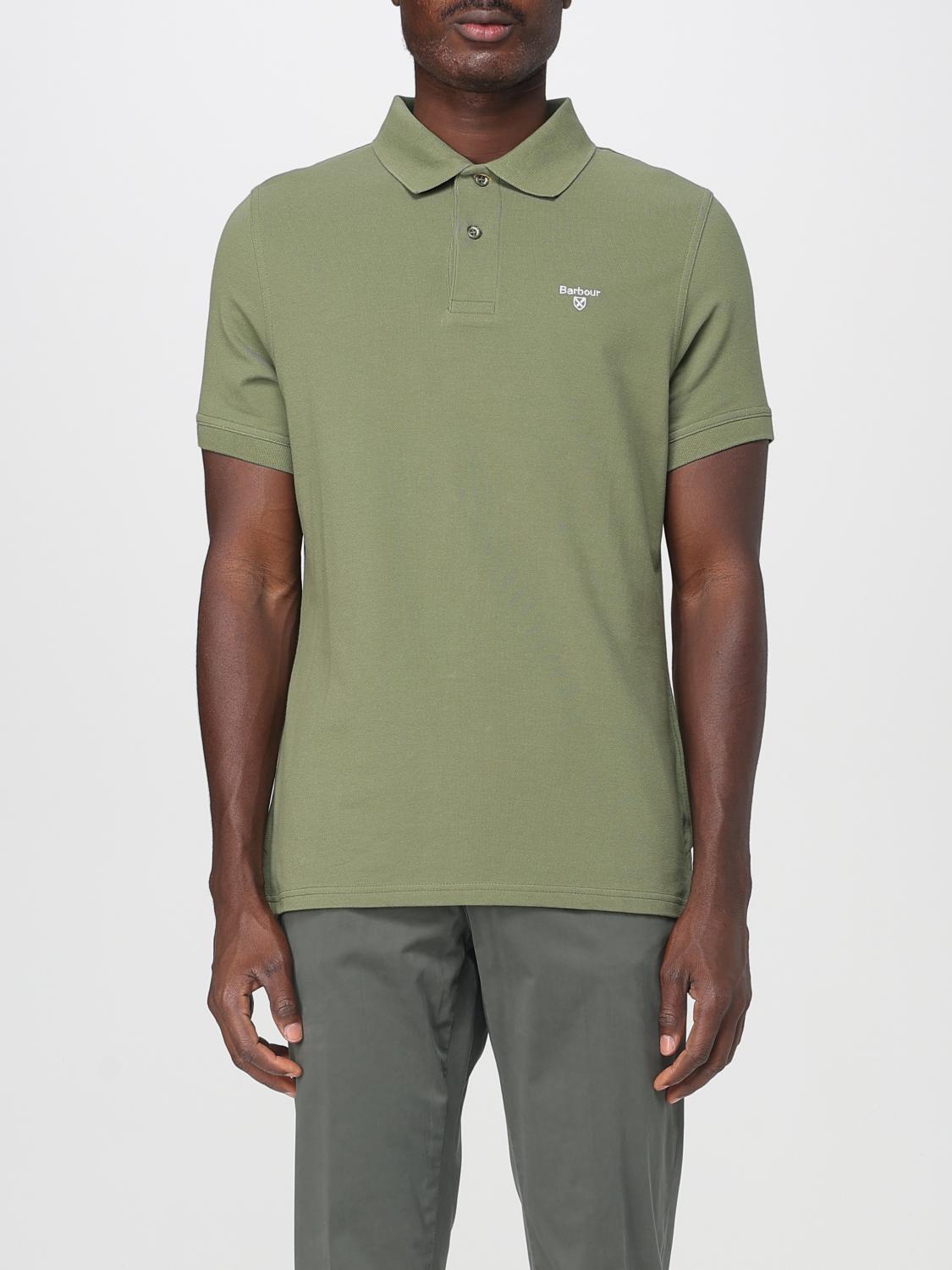 Polo Shirt BARBOUR Men color Moss Green