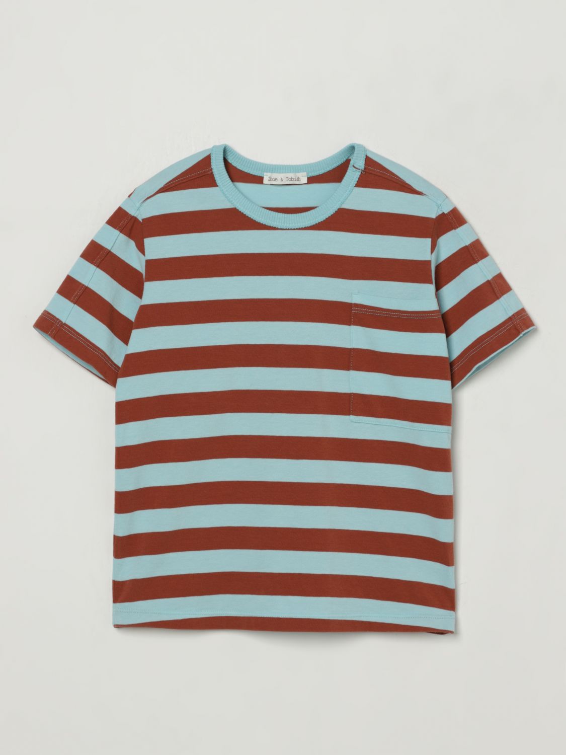 Shop Zhoe & Tobiah T-shirt Kids Color Gnawed Blue