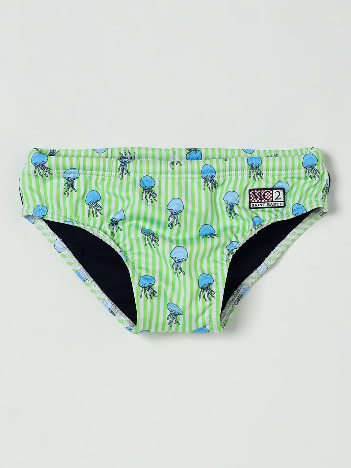 Mc2 Saint Barth Swimsuit Kids Color Green In Green