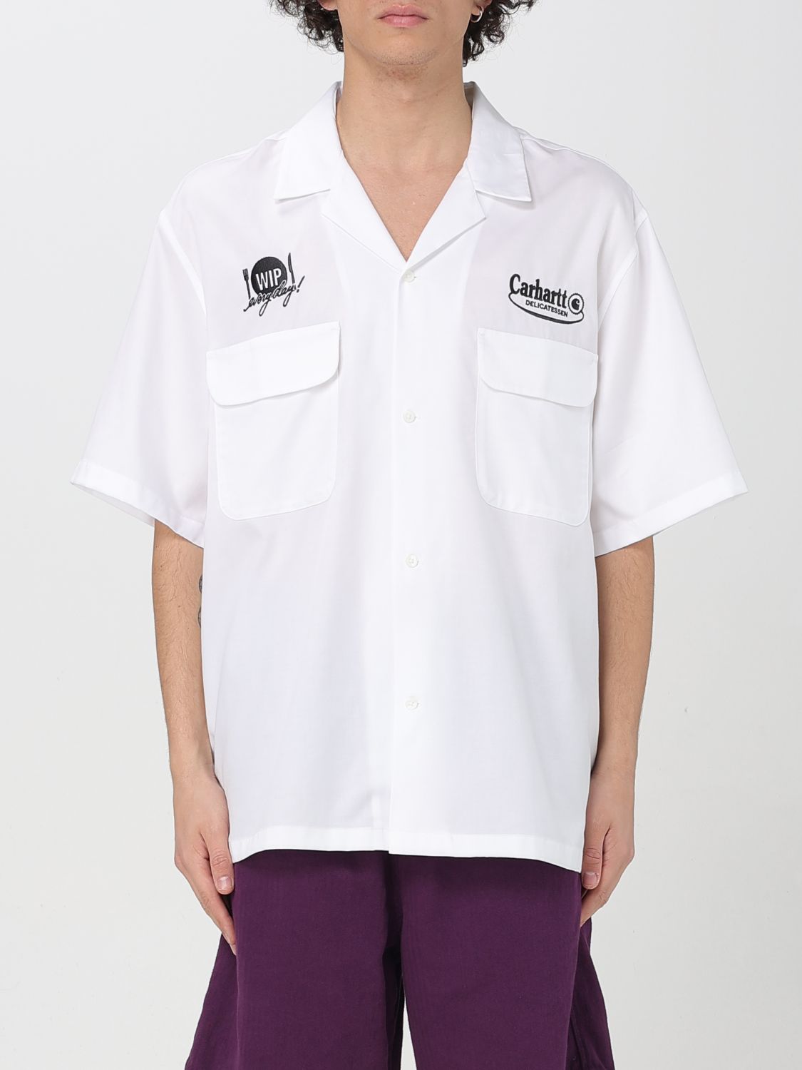 Carhartt Deli Shirt In White