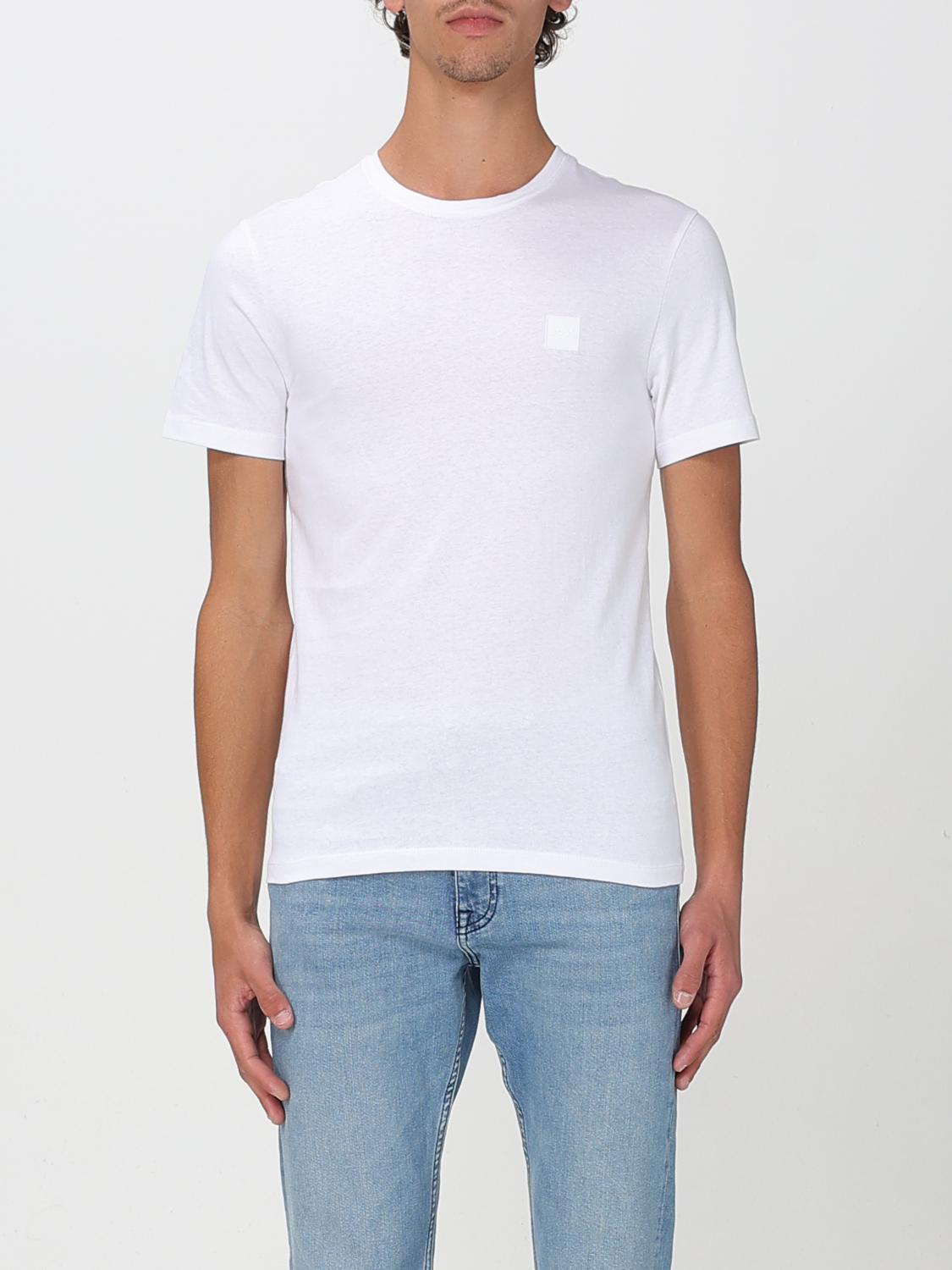 Hugo Boss T-shirt Boss Men Color White In White