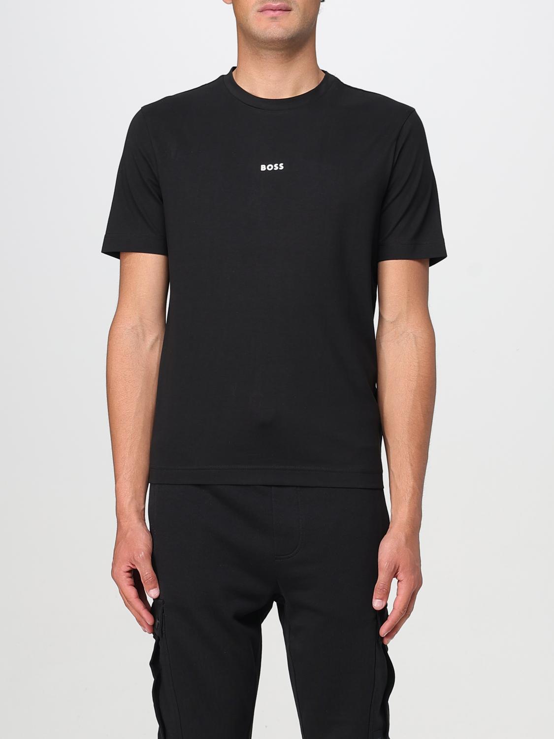 Hugo Boss T-shirt Boss Men Color Black In Black