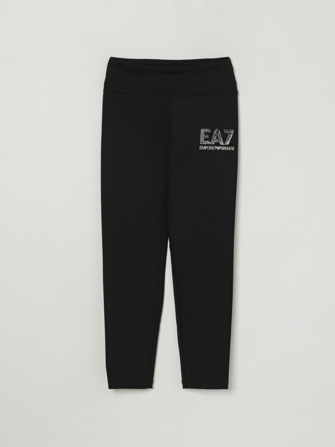 Shop Ea7 Pants Kids Color Black