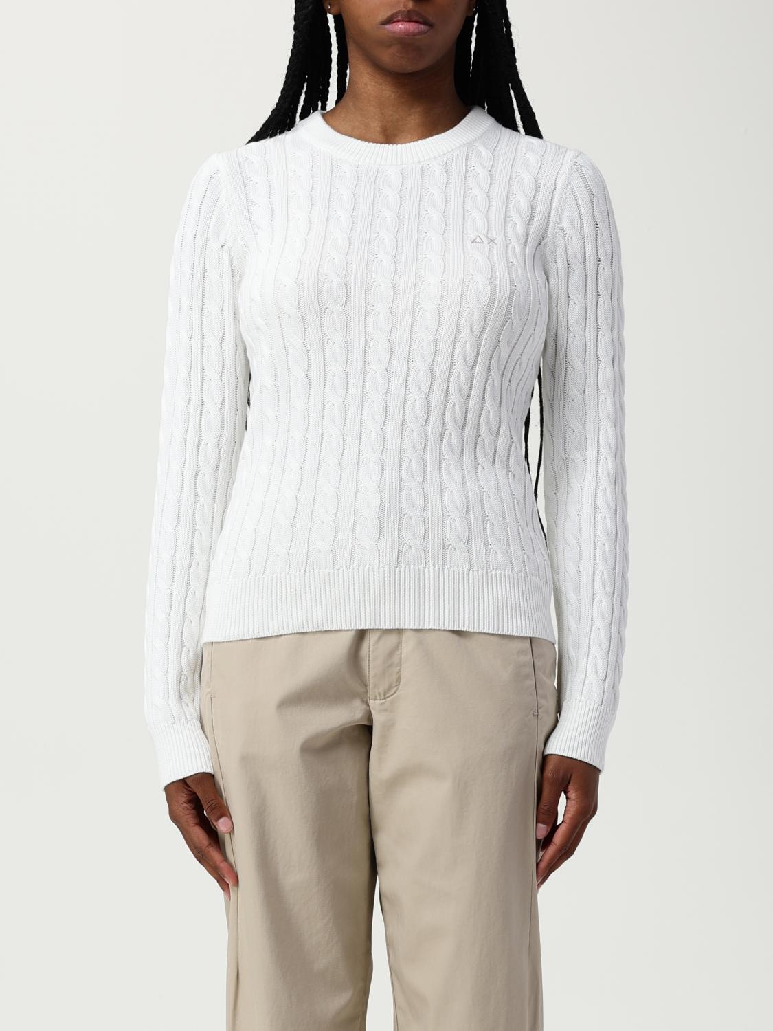 Sun 68 Sweater Sun68 Woman Color White In White