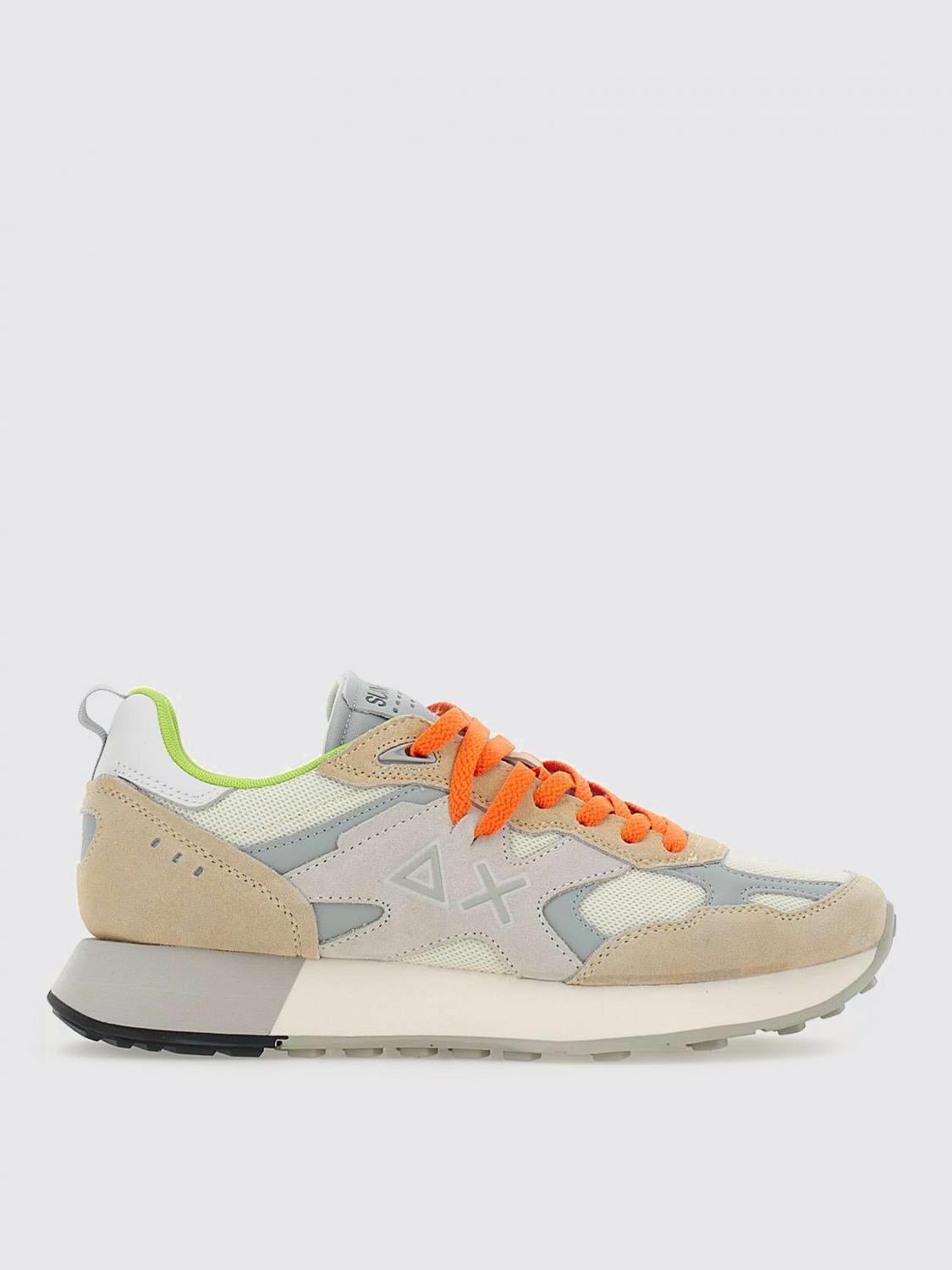 Sun 68 Sun68 Jaki Outdoor Multicolor Sneakers In Grey