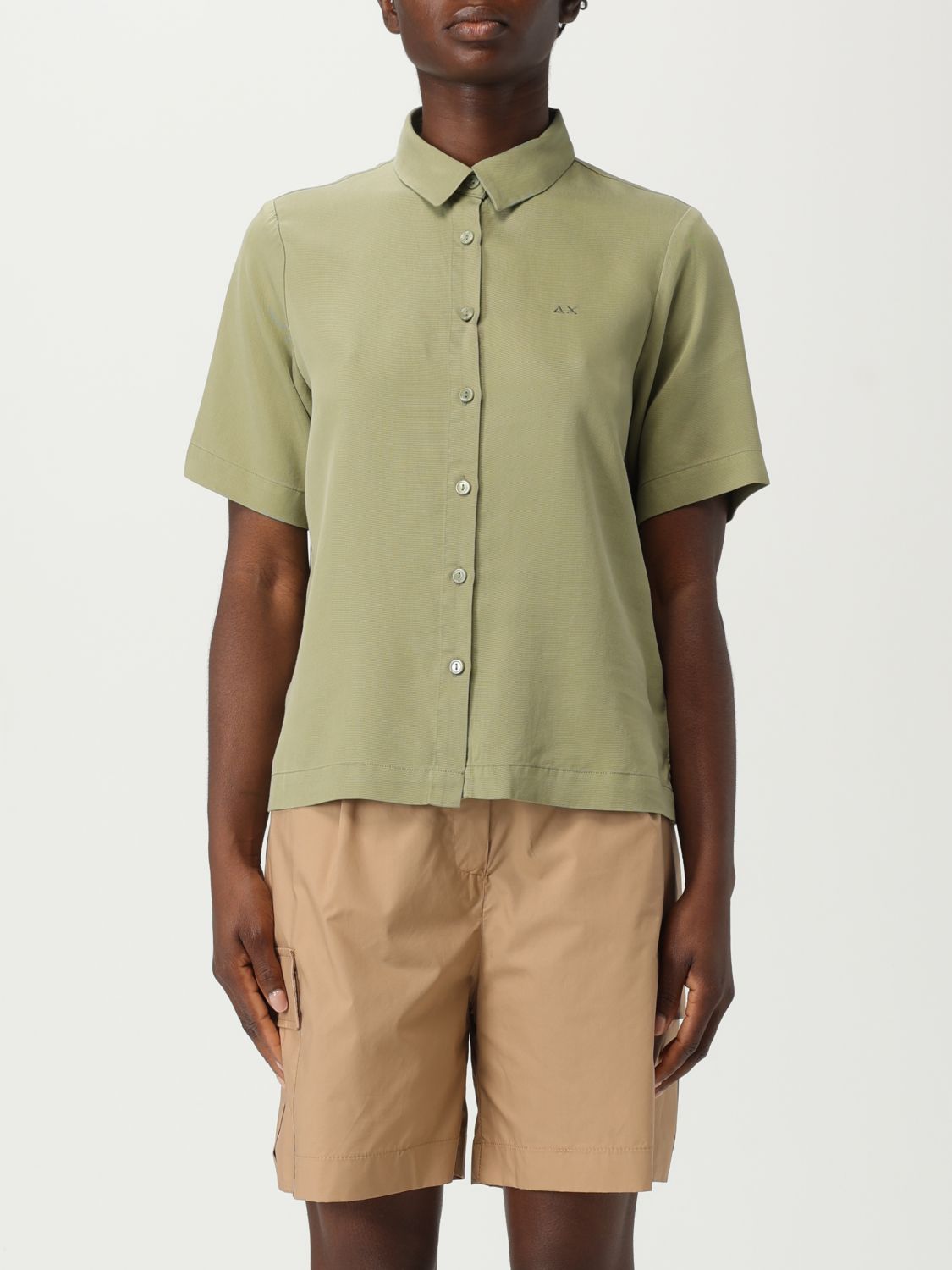 Sun 68 Shirt Sun68 Woman Color Green