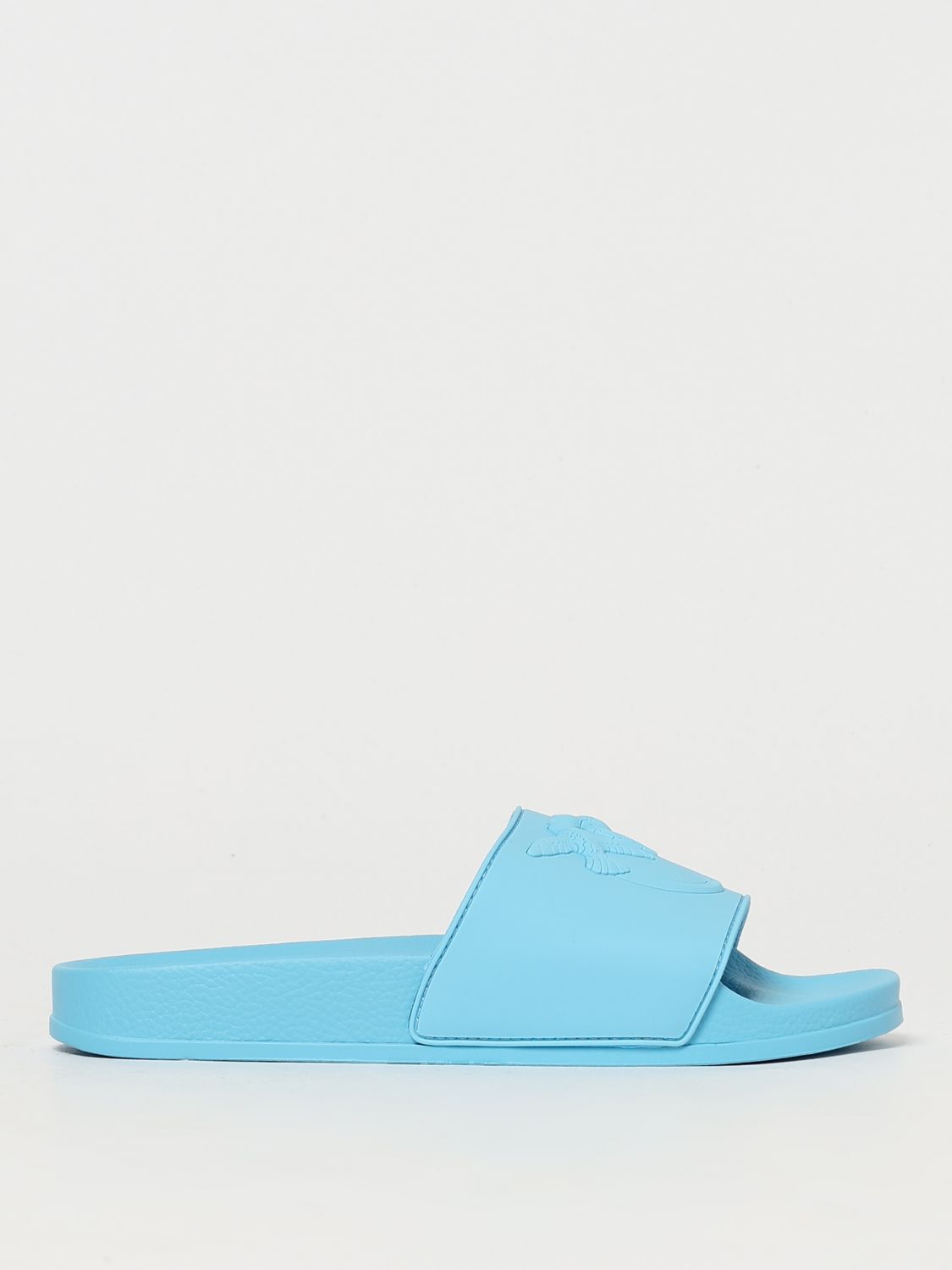 Pinko Flat Sandals  Woman Color Blue