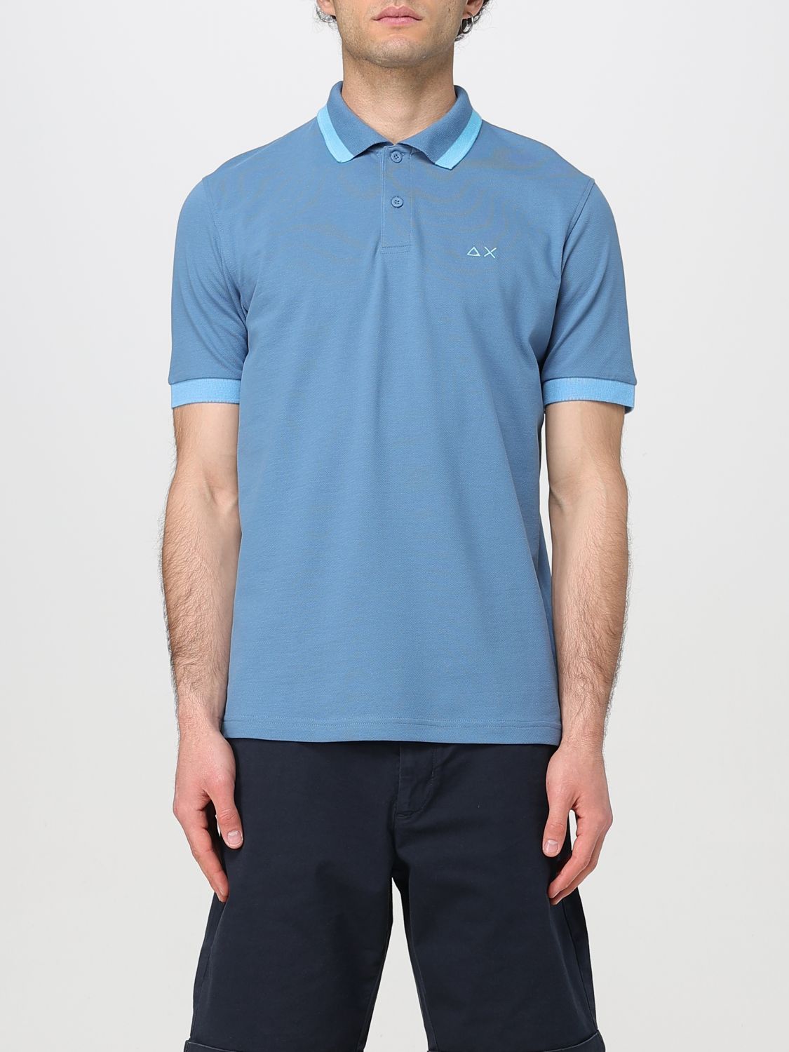 Sun 68 Polo Shirt Sun68 Men Color Blue 1