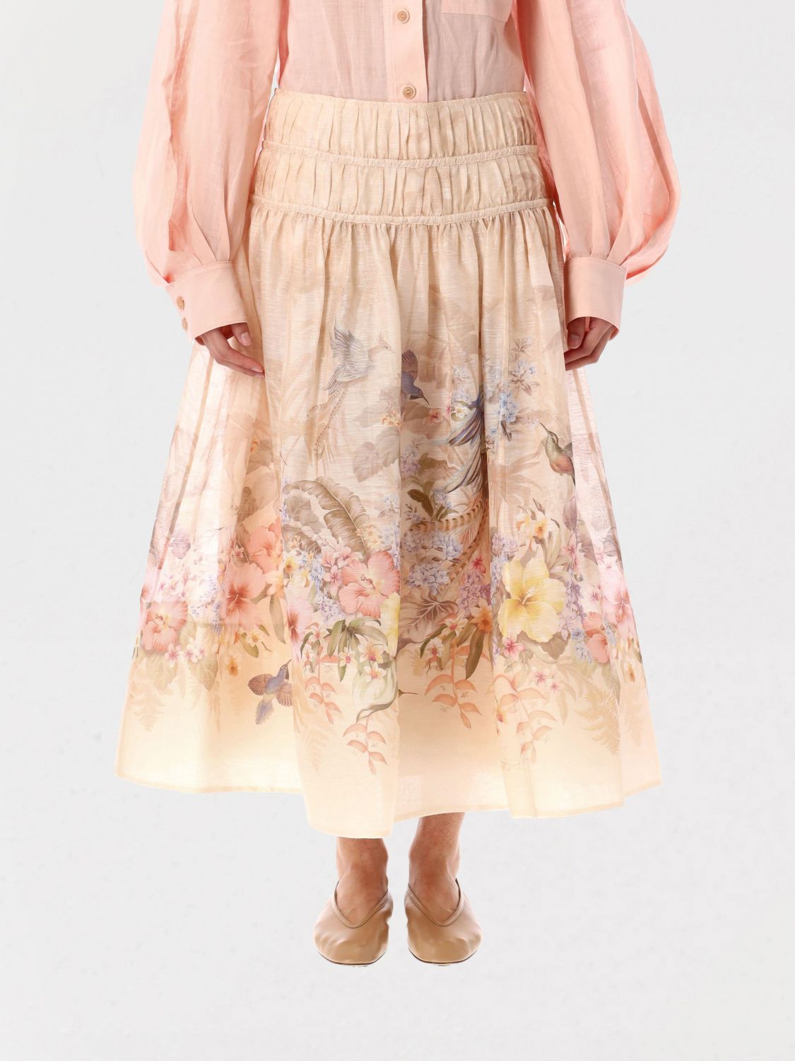 ZIMMERMANN SKIRT ZIMMERMANN WOMAN COLOR IVORY G92685044