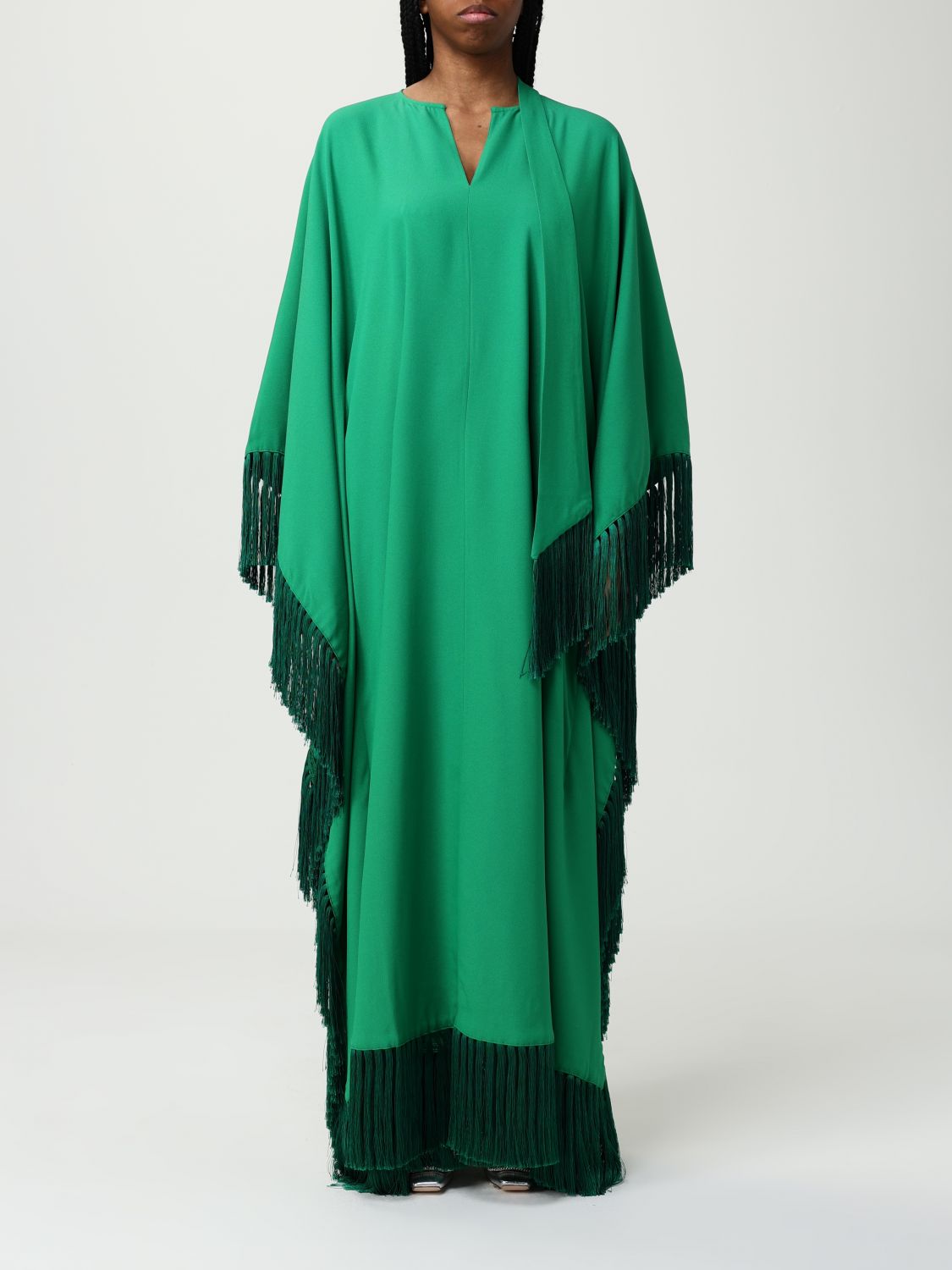 Shop Taller Marmo Wrap-skirt Woman Color Green