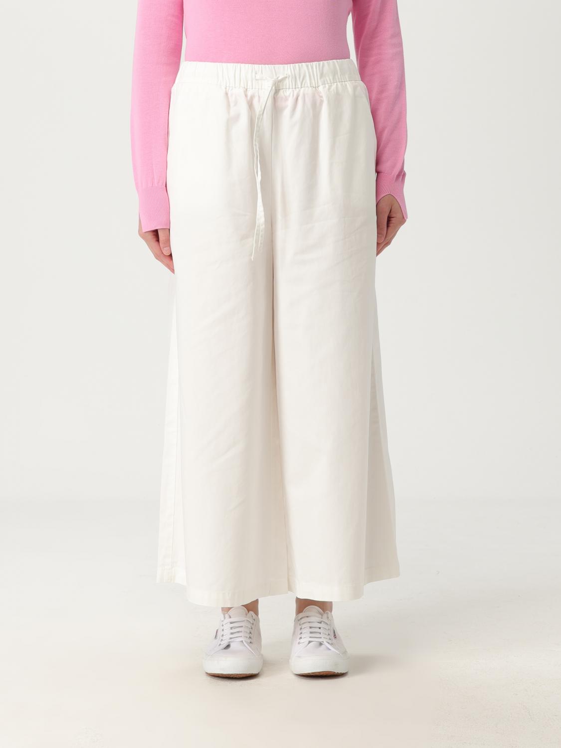 Sun 68 Pants Sun68 Woman Color White