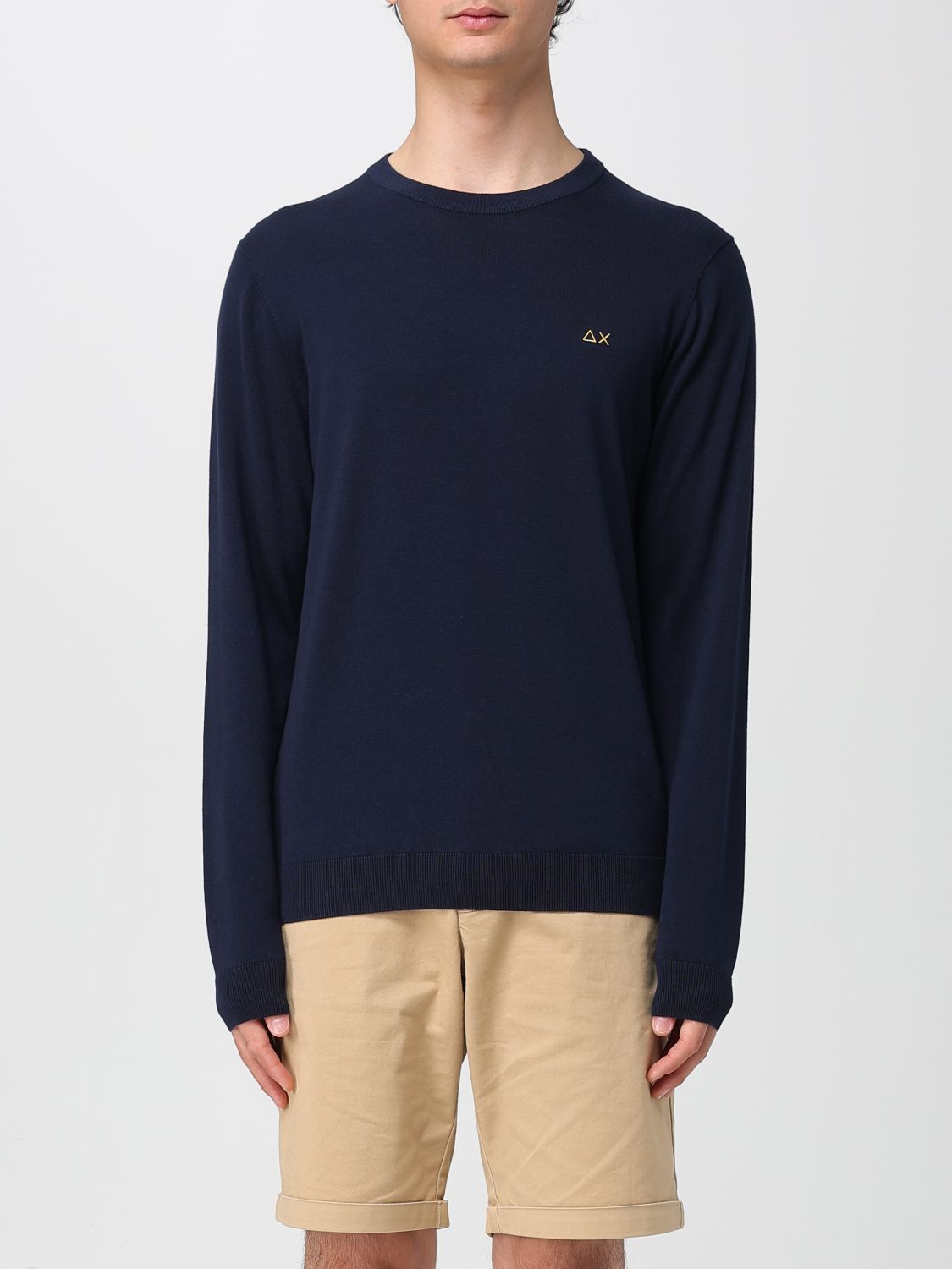 Sun 68 Sweater Sun68 Men Color Blue In Blue