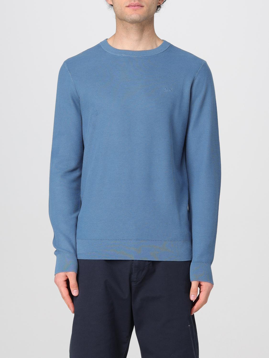 Sun 68 Sweater Sun68 Men Color Blue In Blue