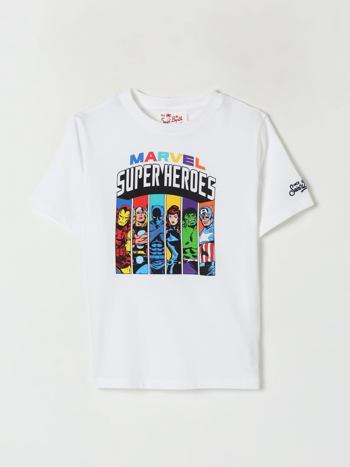 Shop Mc2 Saint Barth T-shirt  Kids Color Multicolor