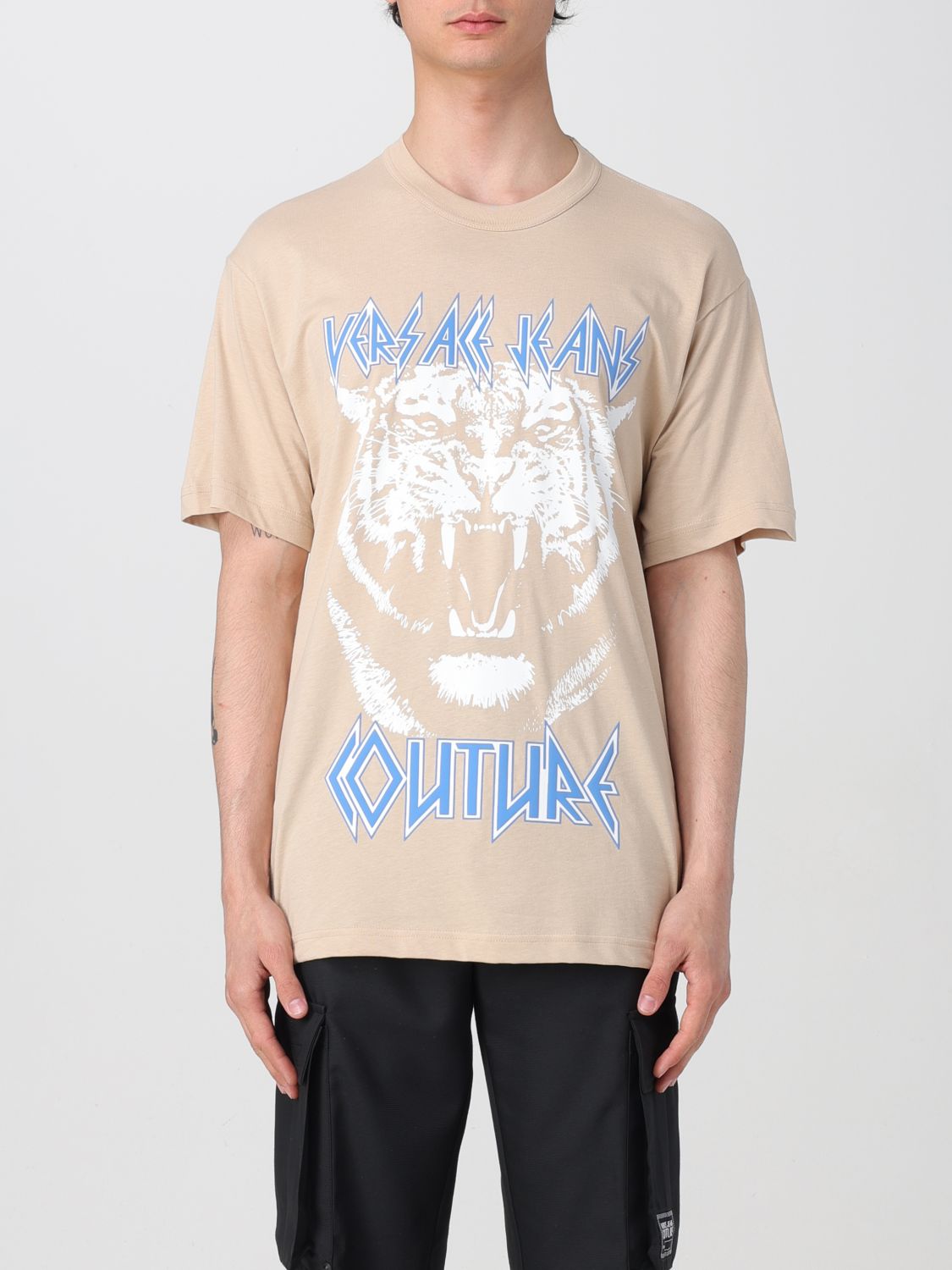 Versace Jeans Couture T-shirt  Men Color Safari