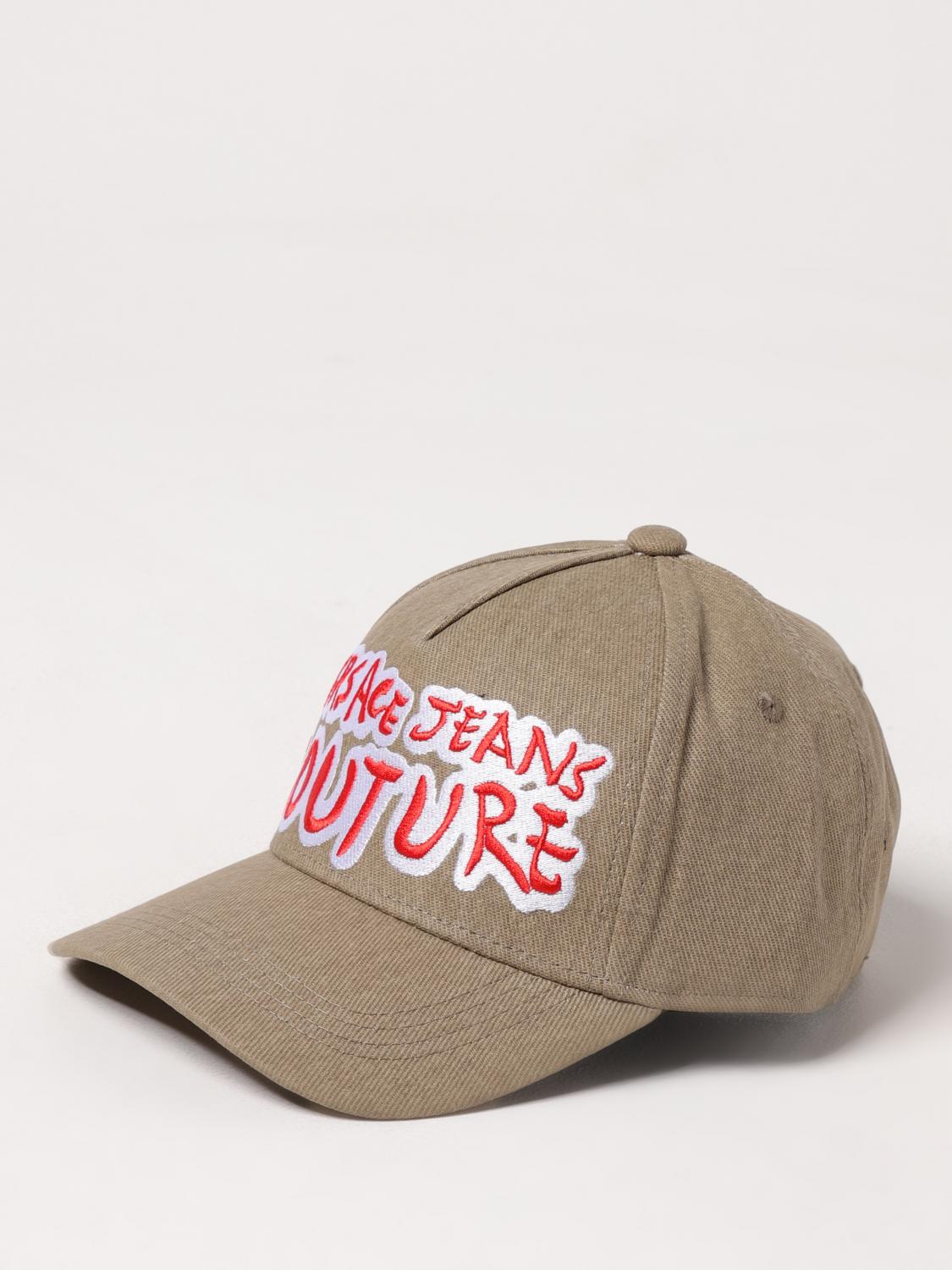 VERSACE VERSACE JEANS COUTURE Hat Men color Safari　VERSACE JEANS COUTURE 帽子 メンズ カラー サファリ