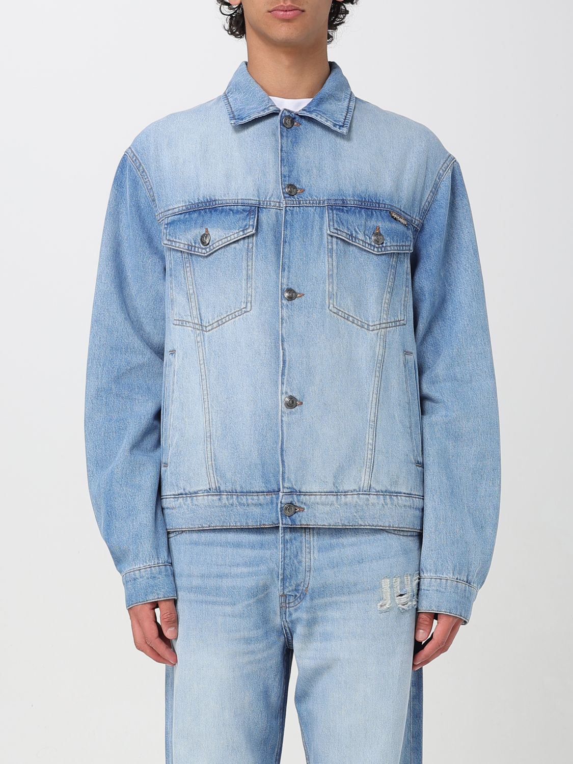 Just Cavalli Blazer Men Color Blue