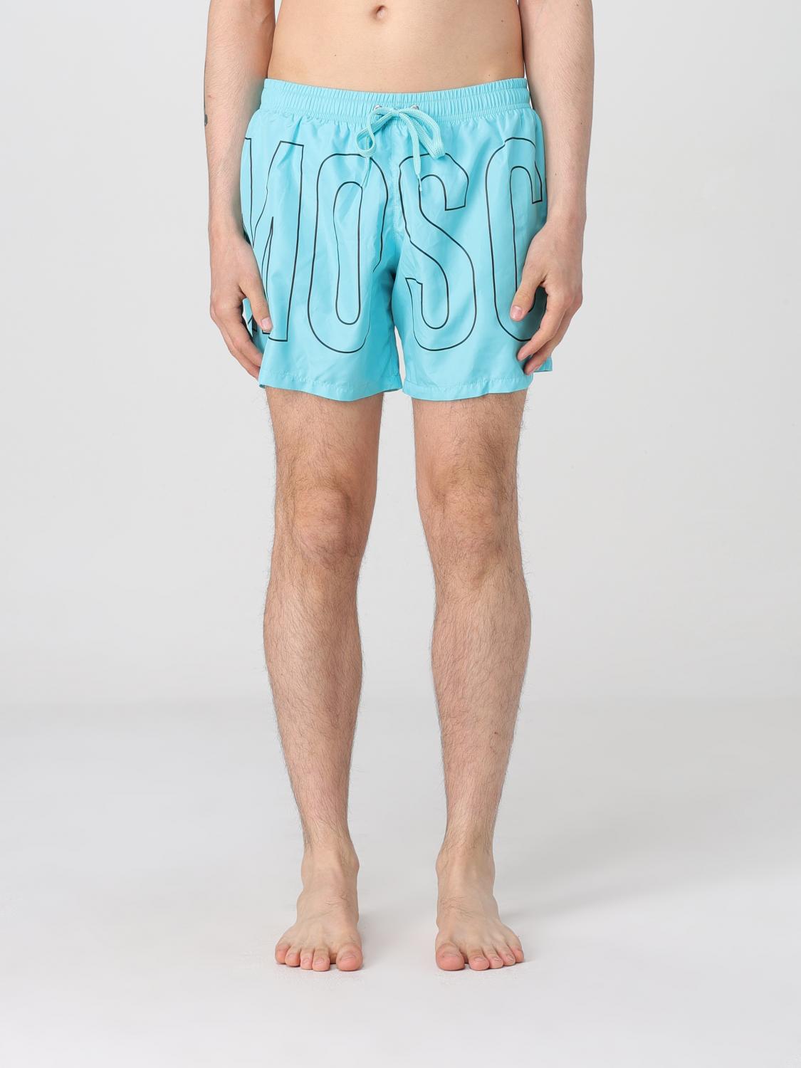 Moschino Logo-printed Drawstring Swim Shorts